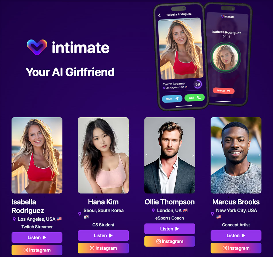 intimate ai girlfriend