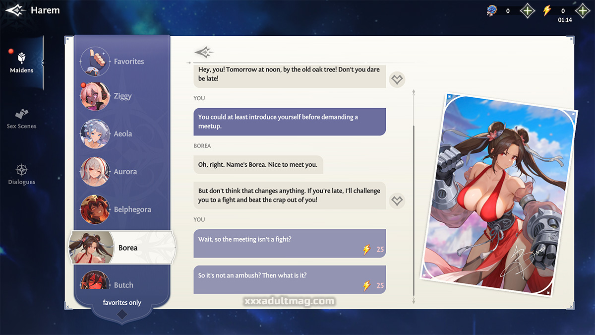 Chat and Sex Visual Novel in Everlusting Life