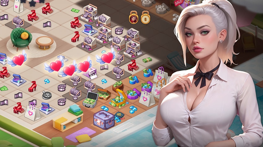Merge board in Passion Industry game